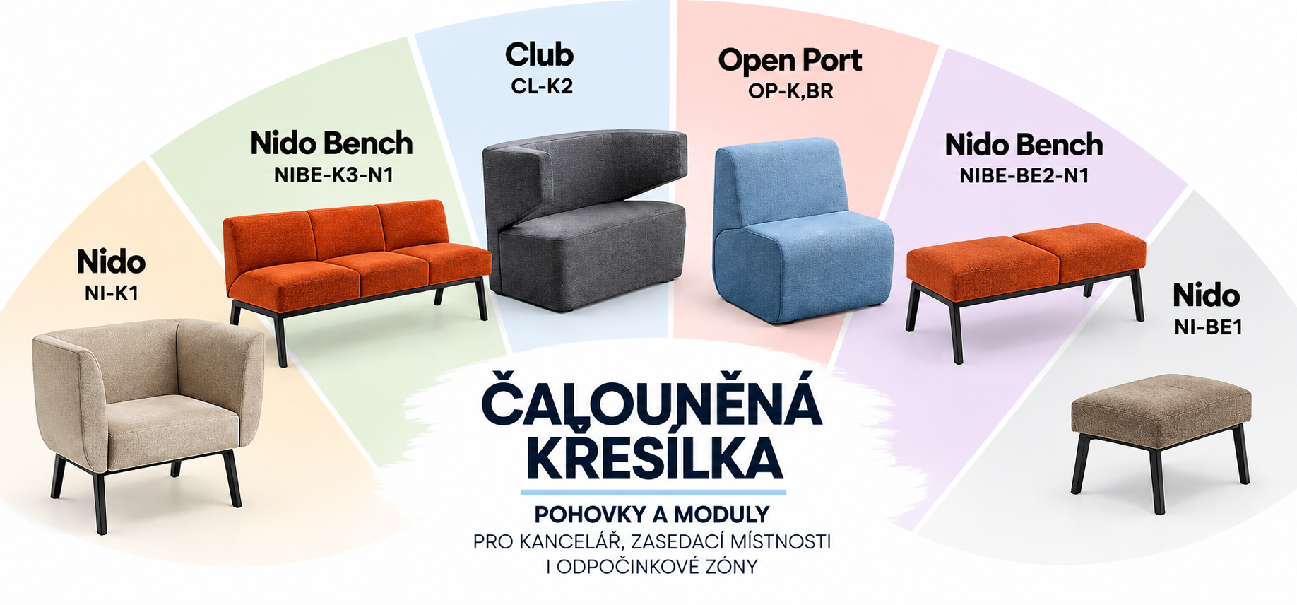 Katalog moderních sedaček